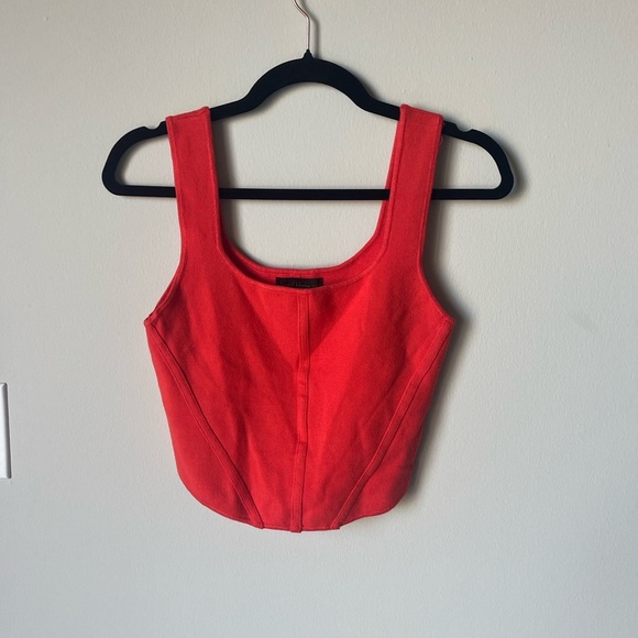 House of Harlow 1960 Scarlet Blouse - Picture 2 of 4